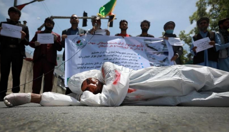 Hundreds protest Afghan migrant drownings at Iran border